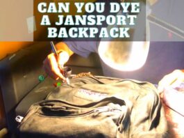 How I dyed my JanSport backpack