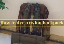 Is it possible to dye a nylon backpack