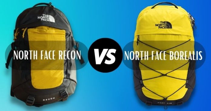 North Face Recon Vs Borealis backpack