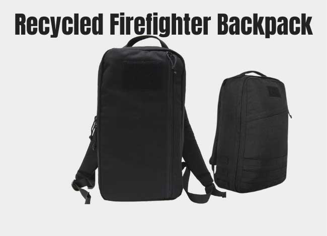 Recycled Firefighter Backpack
