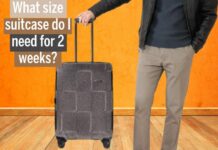 What size suitcase do I need for 2 weeks