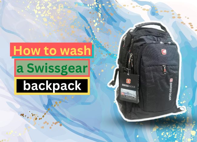 washing a Swissgear backpack