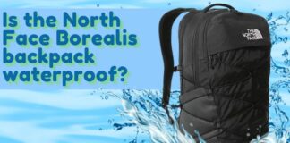 Is the North Face Borealis backpack waterproof
